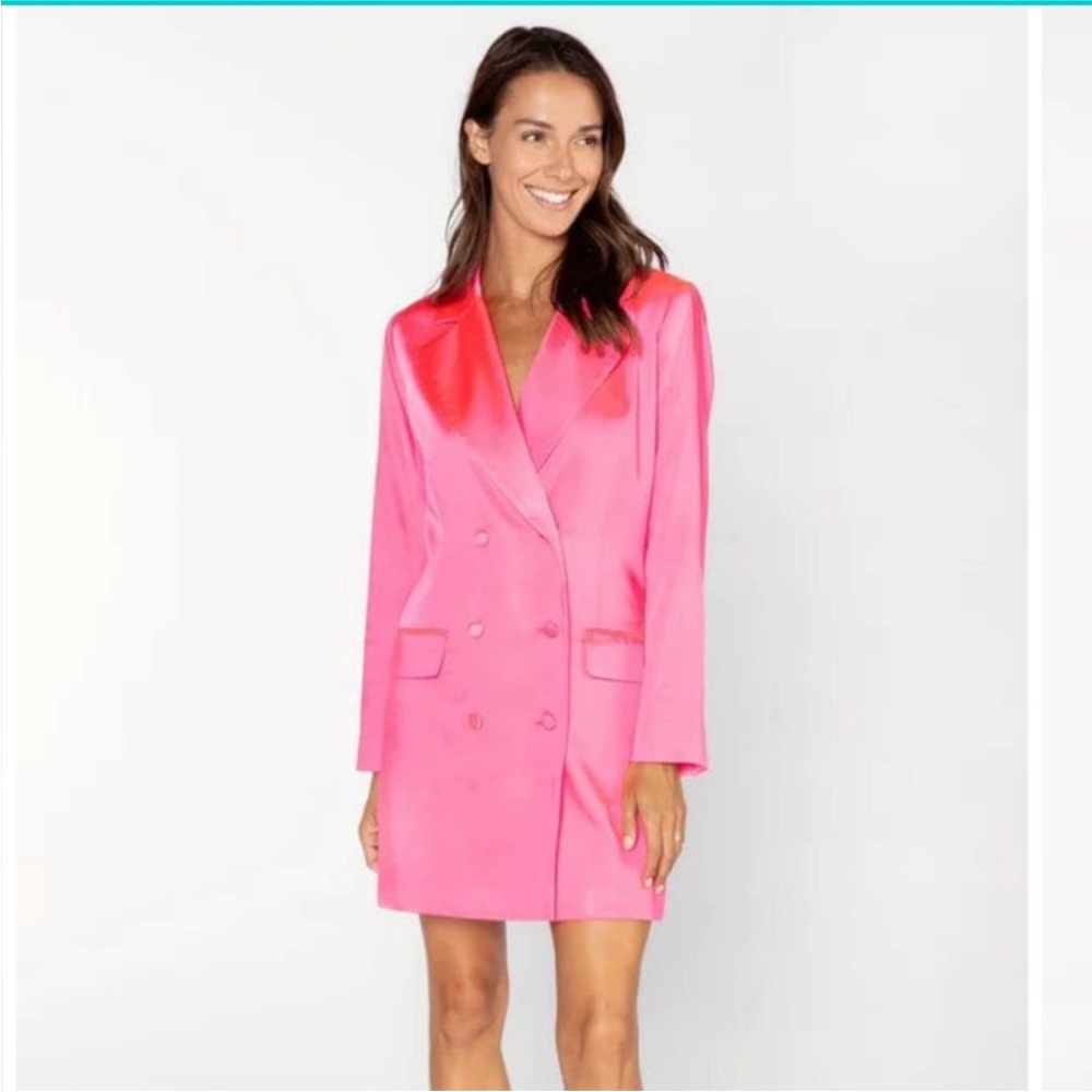 S’Edge hot pink Beatrix Blazer Dress